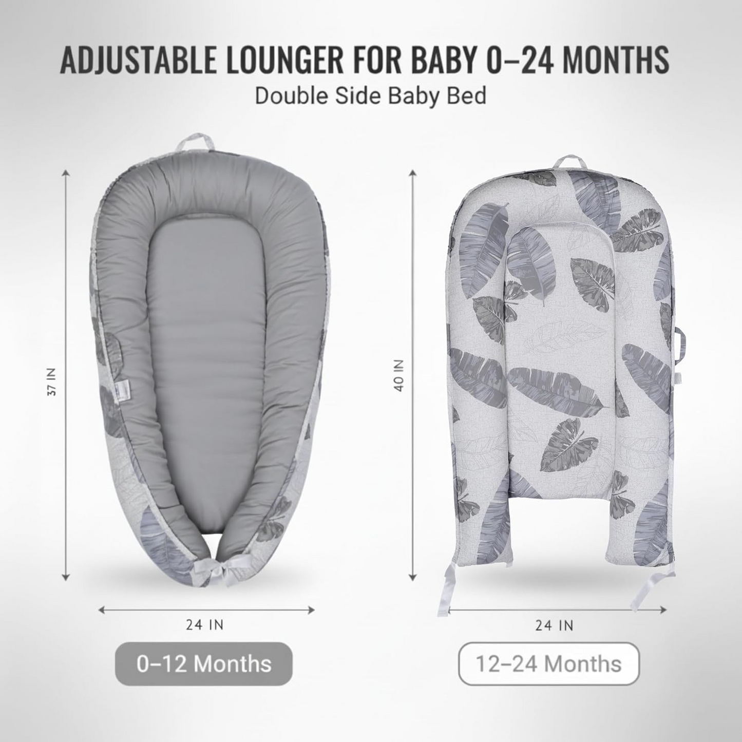 3D-Touch Breathable Lounger for Newborns