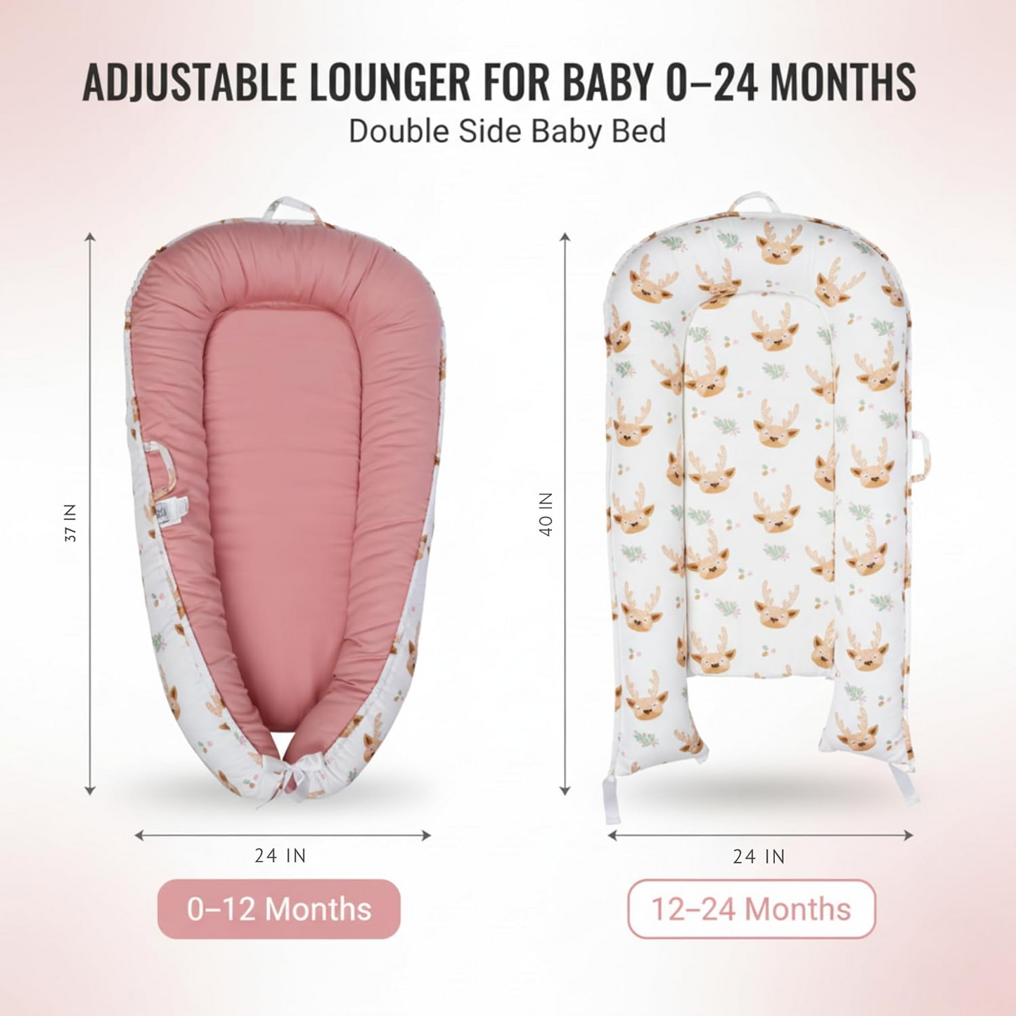 3D-Touch Breathable Lounger for Newborns